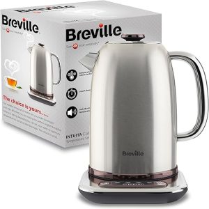 How to compare different brands of electric kettles with temperature control?