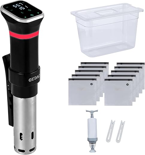 Gudac Sous Vide Cooker Kit: Perfect Your Cooking!